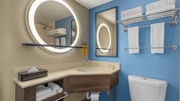 Ensemble douche/baignoire, articles de toilette écologiques