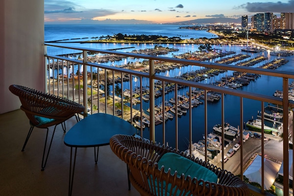 Kamar Mewah, pemandangan samudra (Sunset) | Pemandangan dari kamar