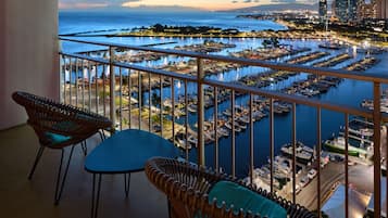 Luksusrom, havutsikt (Sunset) | Utsikt fra rommet