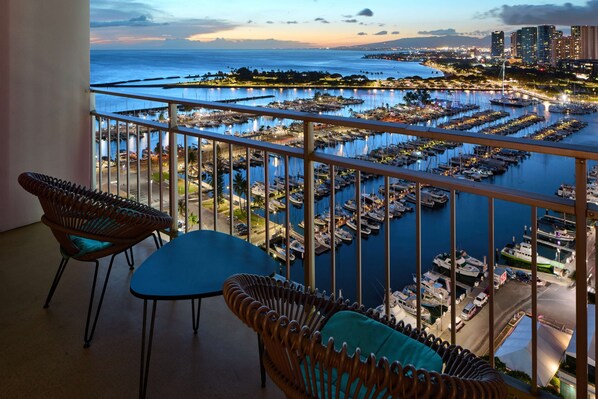 Luxury-Zimmer, Meerblick (Sunset) | Ausblick vom Zimmer