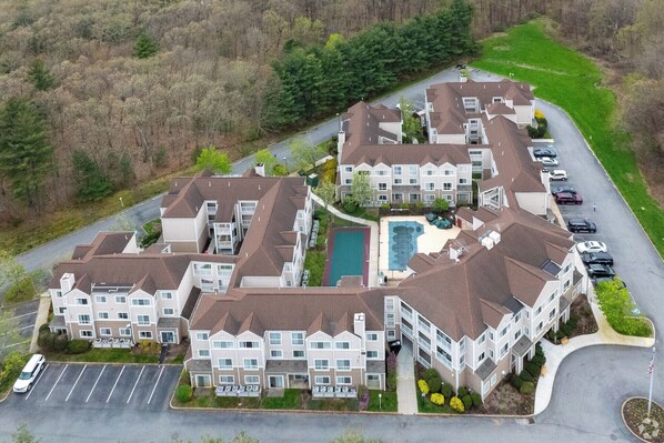 Voorkant van accommodatie