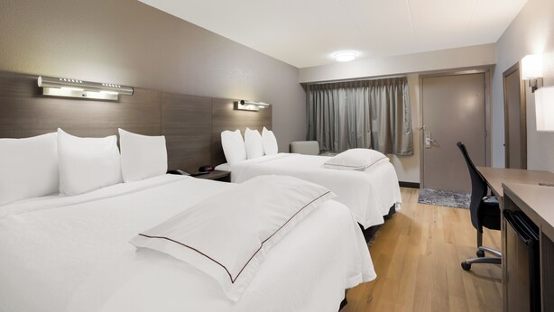 Premium Room, 2 Double Beds (Upgraded Bedding & Snack, Smoke Free) | Desk, blackout drapes, iron/ironing board, WiFi (free) - Red Roof Inn PLUS+ Chicago - Naperville (Naperville)
