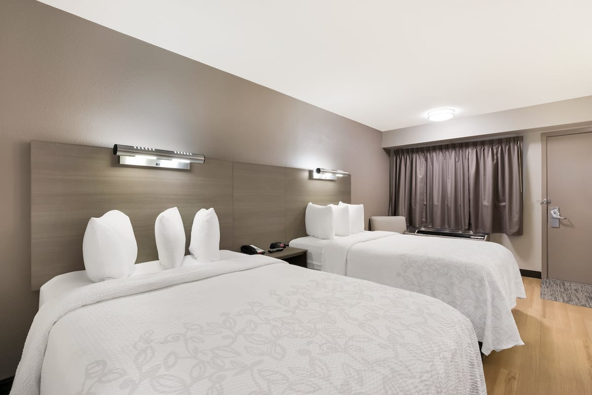 Desk, blackout drapes, iron/ironing board, free WiFi