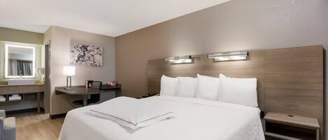 Desk, blackout curtains, iron/ironing board, free WiFi
