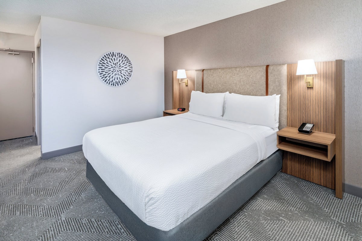Standard Room, 1 King Bed | 1 bedroom, hypo-allergenic bedding, down duvets, desk