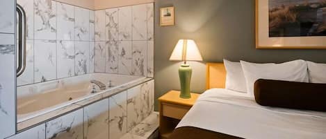 Room, 1 King Bed, Non Smoking, Jetted Tub | Private spa tub