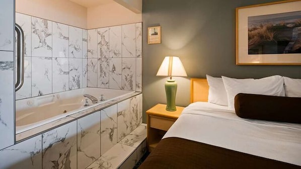 Zimmer, 1 King-Bett, Nichtraucher, Whirlpool | Eigener Whirlpool