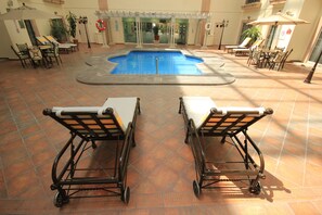 Una piscina techada