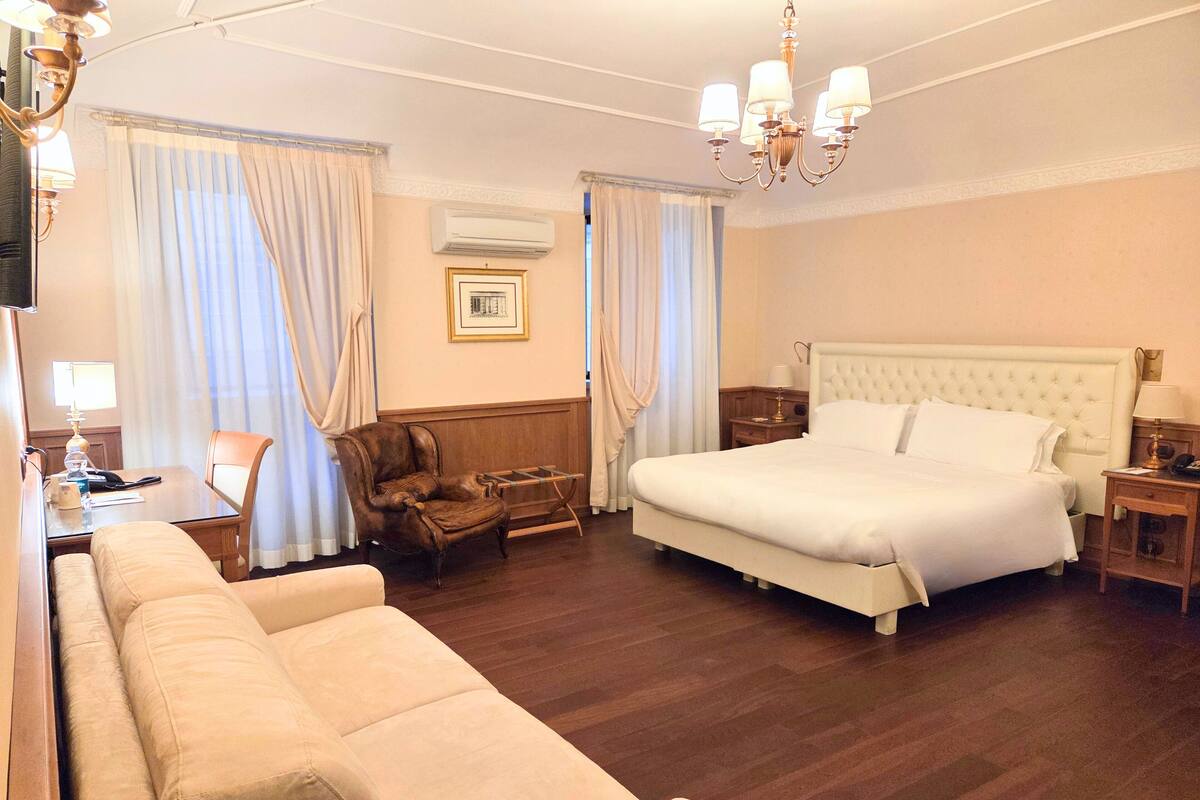 1 habitación, ropa de cama de alta calidad y minibar