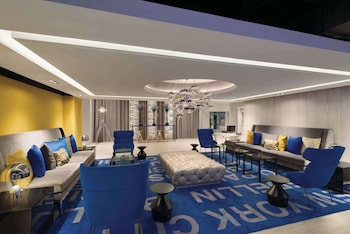 Sitting area in hotel lobby at TRYP by Wyndham Isla Verde