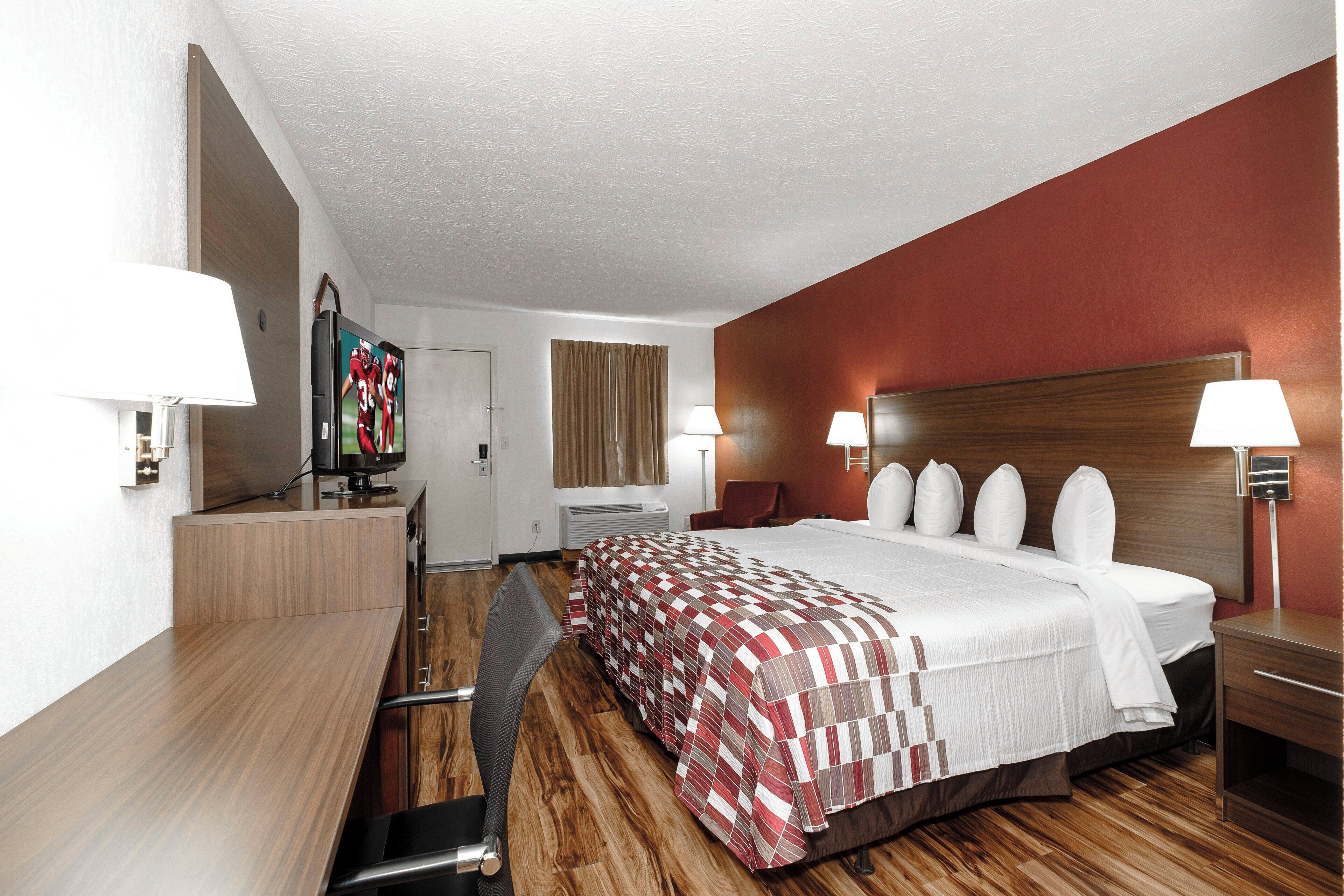 In-room safe, desk, cribs (free), rollaway beds (surcharge)
