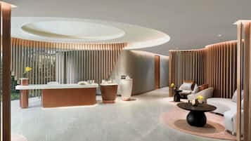 Body treatments, hydrotherapy, aromatherapy, body wraps, body scrubs