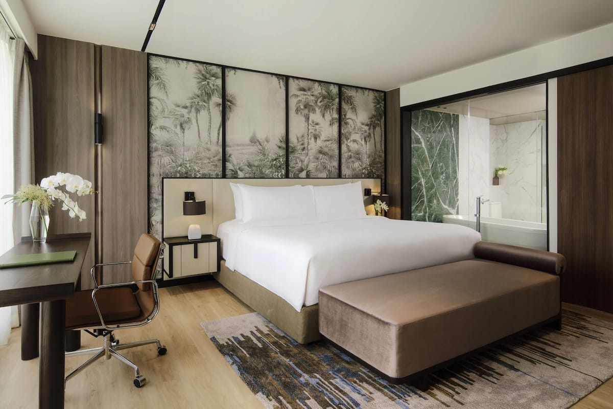 Family Suite, 2 Bedrooms, Club Access | Premium bedding, memory foam beds, free minibar items, in-room safe