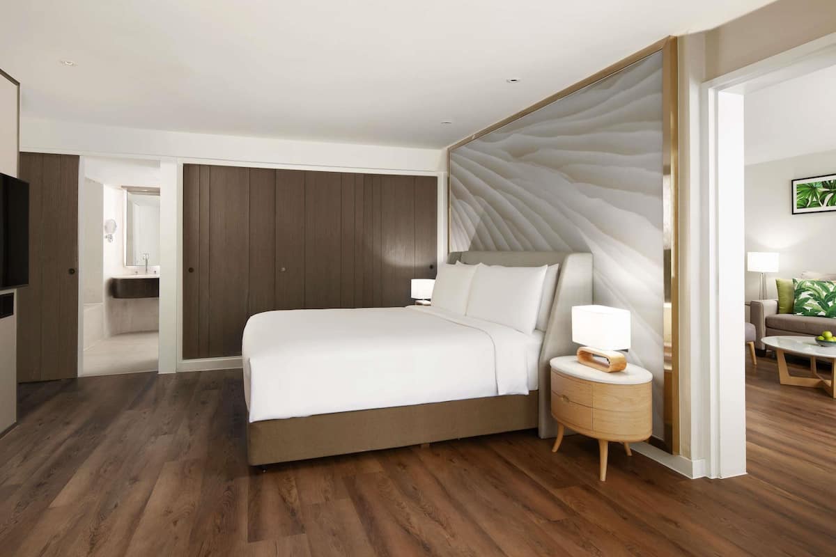 Premium bedding, memory-foam beds, free minibar items, in-room safe