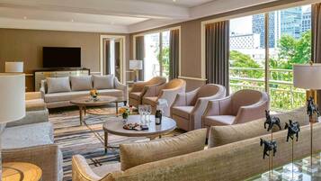 Premium bedding, memory-foam beds, free minibar items, in-room safe