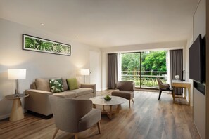 42-inch Smart TV with digital channels, TV, ping pong