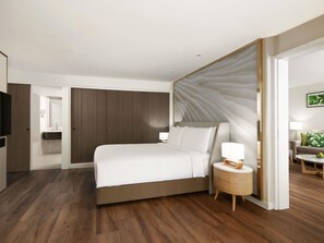Family Suite, 1 Bedroom, 1 King Bed with Sofa Bed or Bunk Beds | Premium bedding, memory foam beds, free minibar items, in-room safe