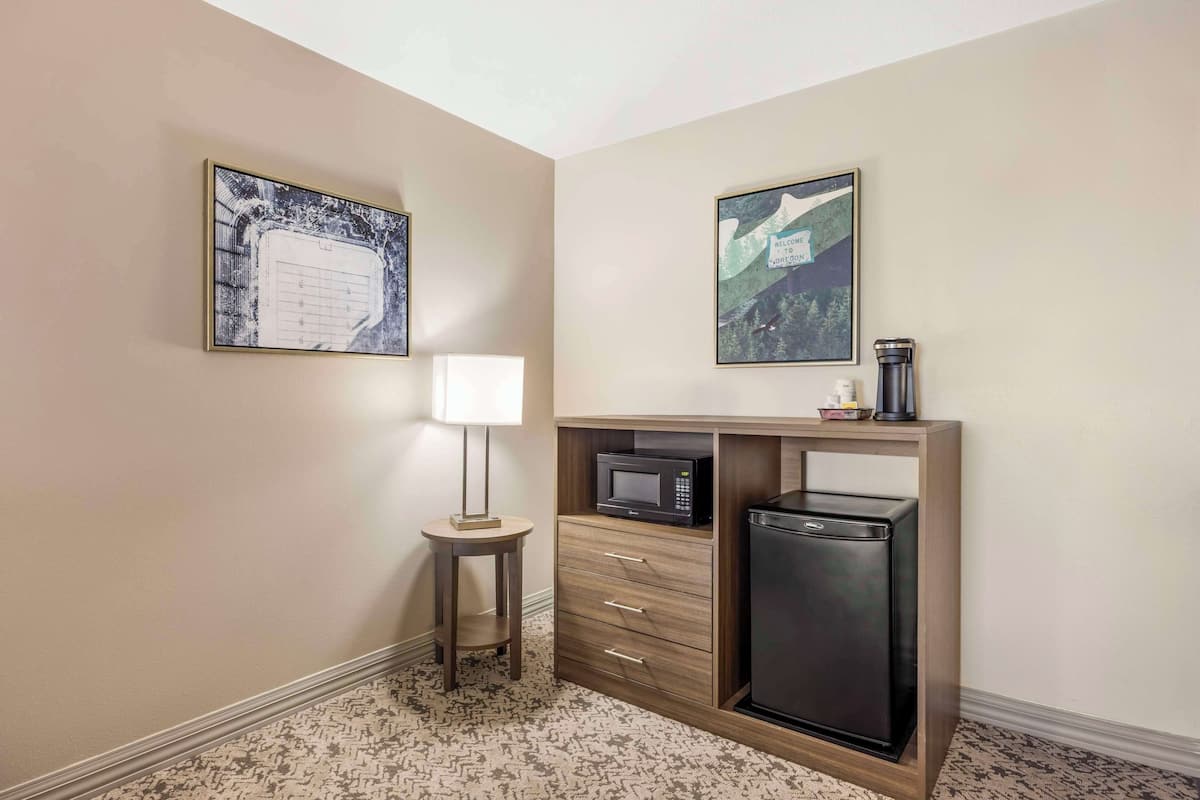 standard room, 2 queen beds, accessible, refrigerator & microwave | pillow-top beds, blackout curtains, iron/ironing board