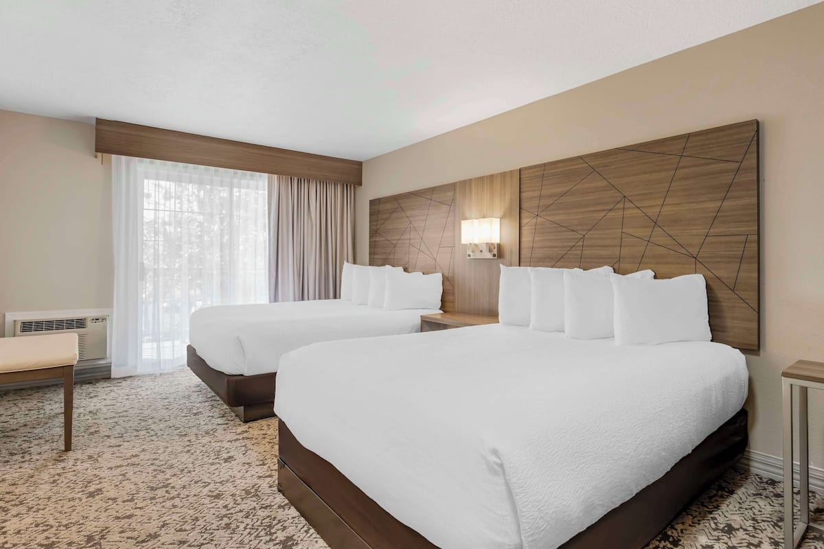 Pillow-top beds, blackout curtains, iron/ironing board