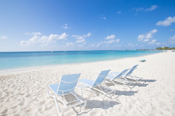 Private beach