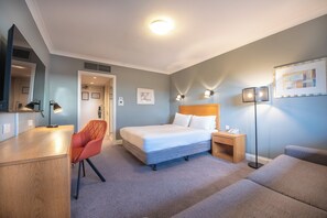 In-room safe, desk, iron/ironing board, free cribs/infant beds