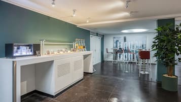 Daily buffet breakfast (EUR 15 per person)