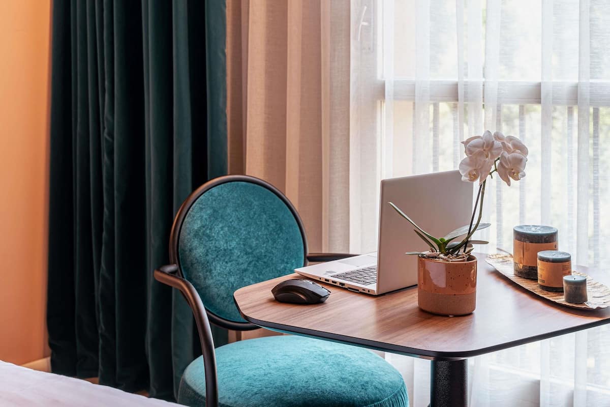 Down duvets, minibar, in-room safe, desk