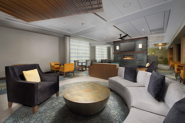 Sala de estar en el lobby