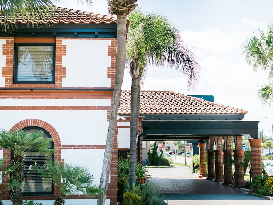 Fassade der Unterkunft