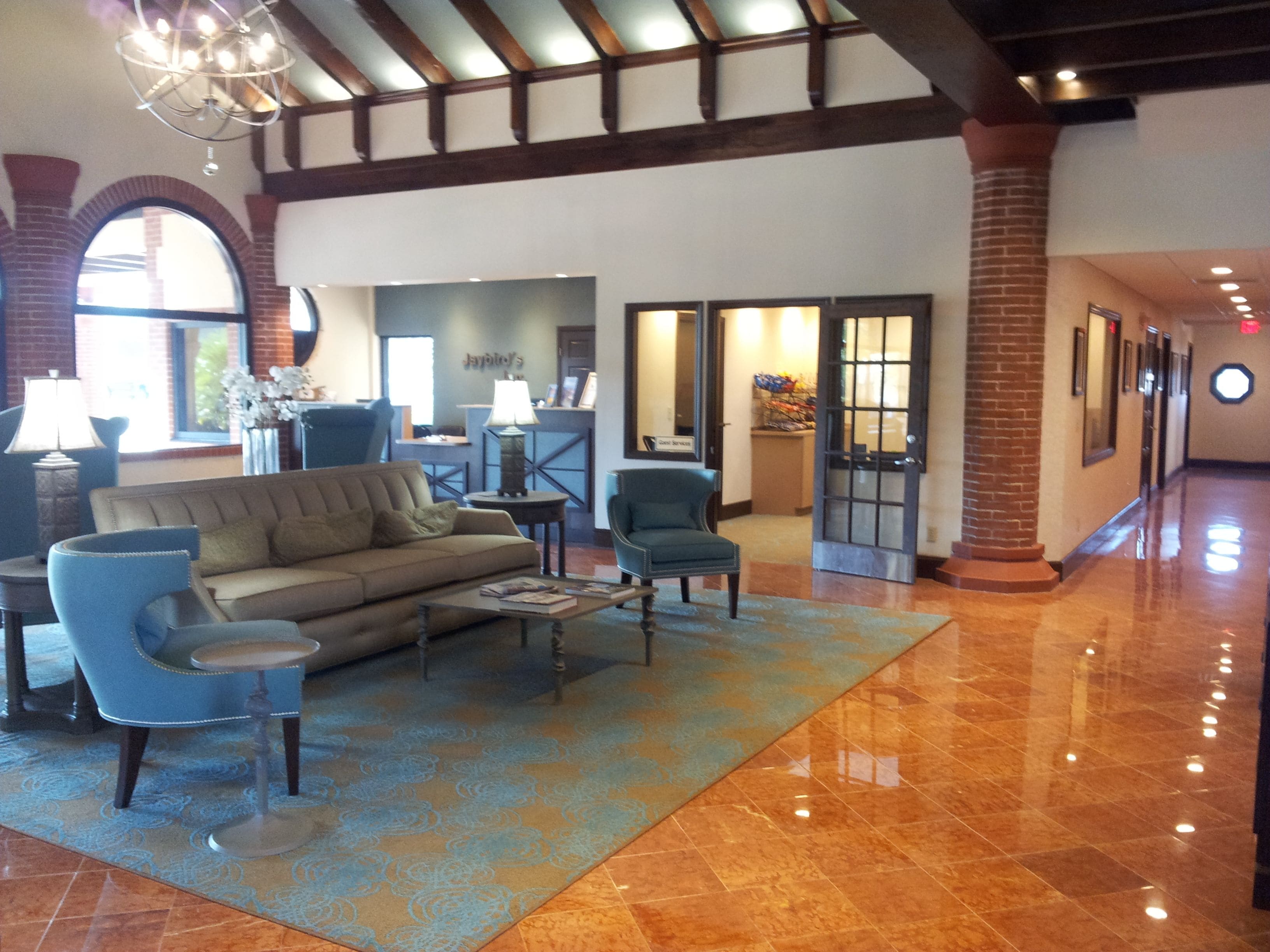 Sala de estar en el lobby