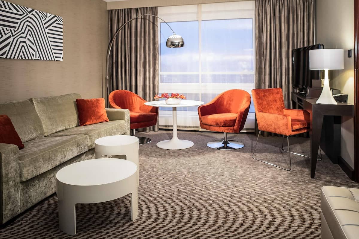 Junior Suite, 1 King Bed with Sofa bed (Separate Living room) | 1 bedroom, premium bedding, in-room safe, blackout curtains