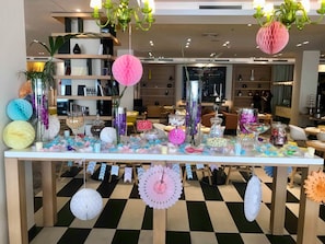 Espace pour fêtes d’anniversaire
