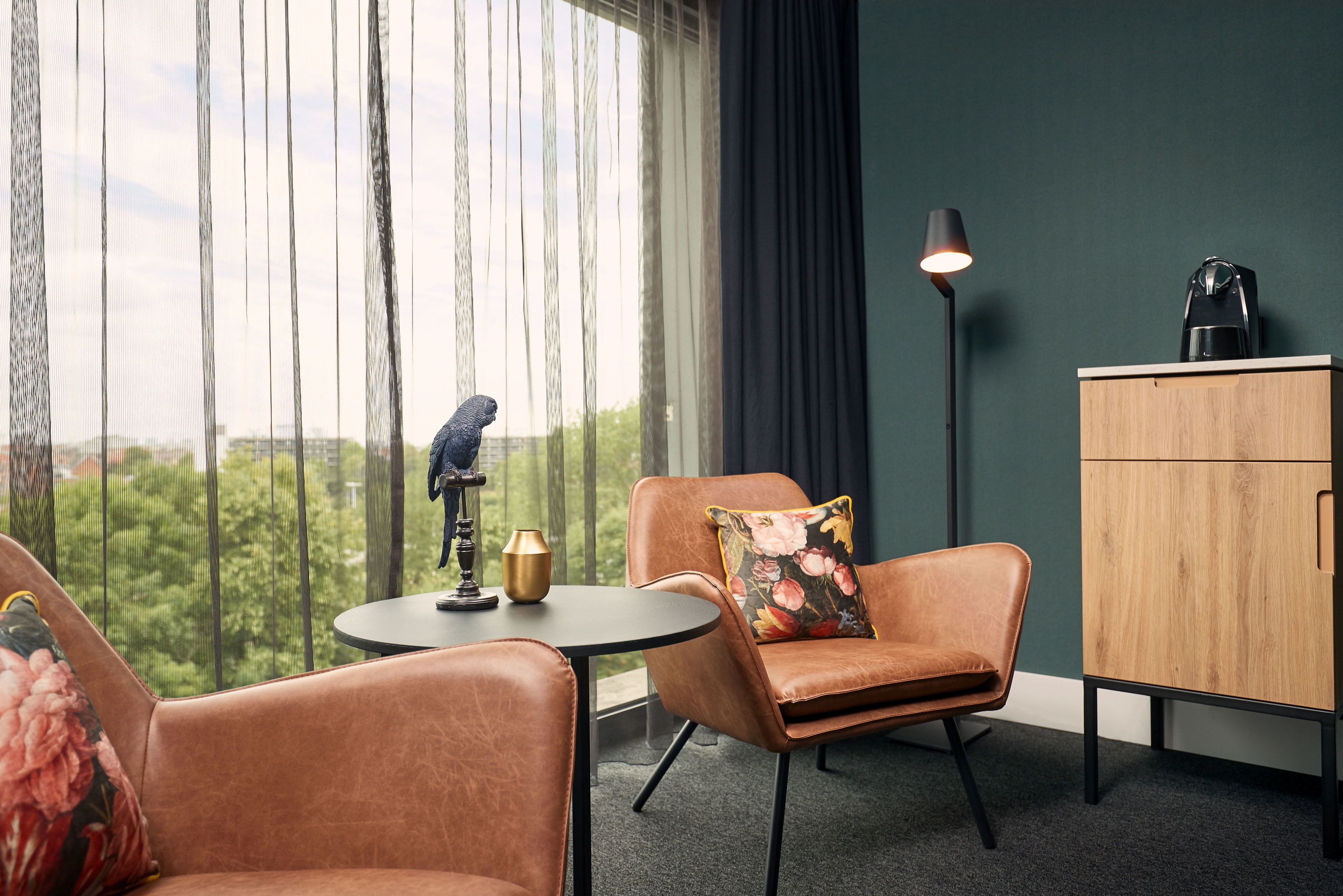 In-room safe, desk, laptop workspace, blackout curtains