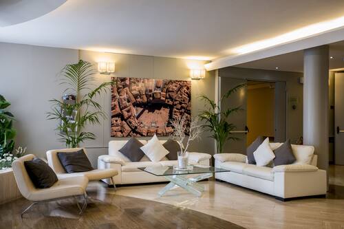 Lobby sitting area