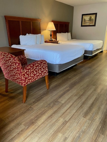 Blackout drapes, iron/ironing board, free WiFi, bed sheets. Great Smokies Inn Cherokee