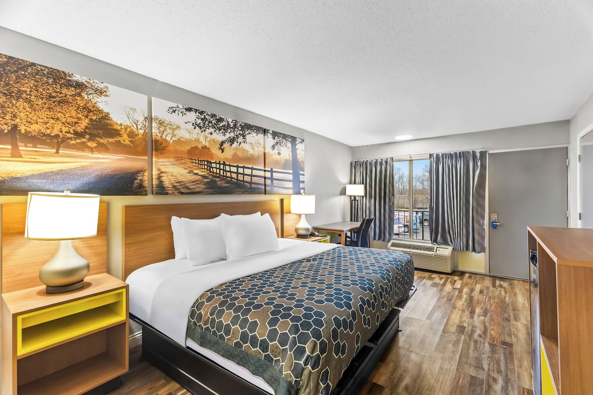 In-room safe, desk, iron/ironing board, free cribs/infant beds