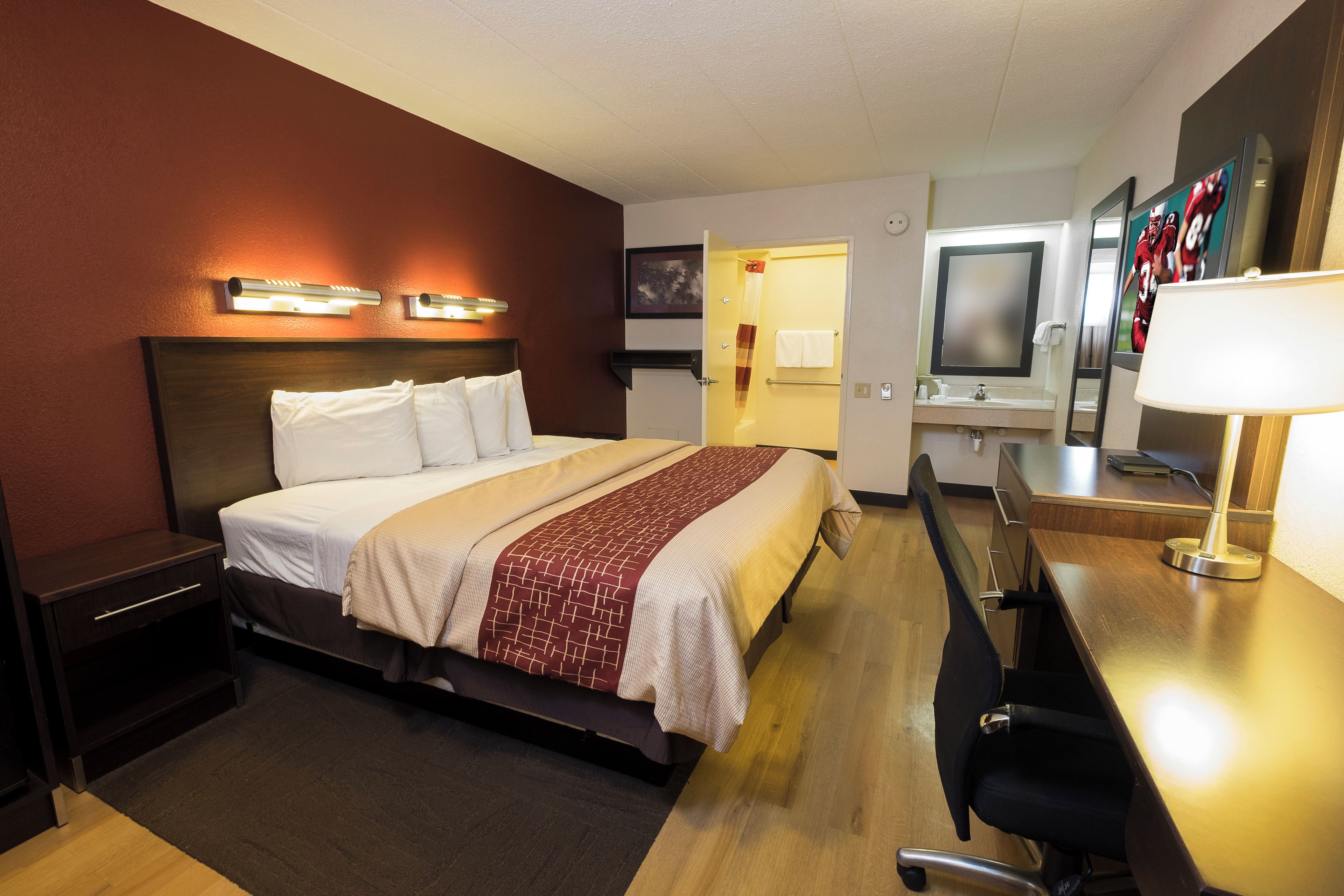 Chambre supérieure, 1 très grand lit (Smoke Free) | Bureau, espace de travail pour ordinateurs portables