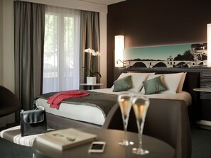 In-room safe, individually furnished, desk, blackout curtains