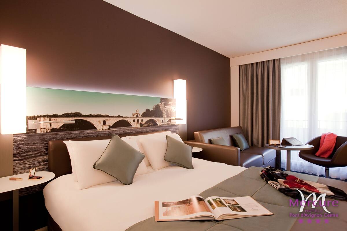 superior room (1 double bed and 1 single sofa bed) | in-room safe, individually furnished, desk, blackout curtains