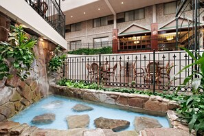 Indoor pool, outdoor pool