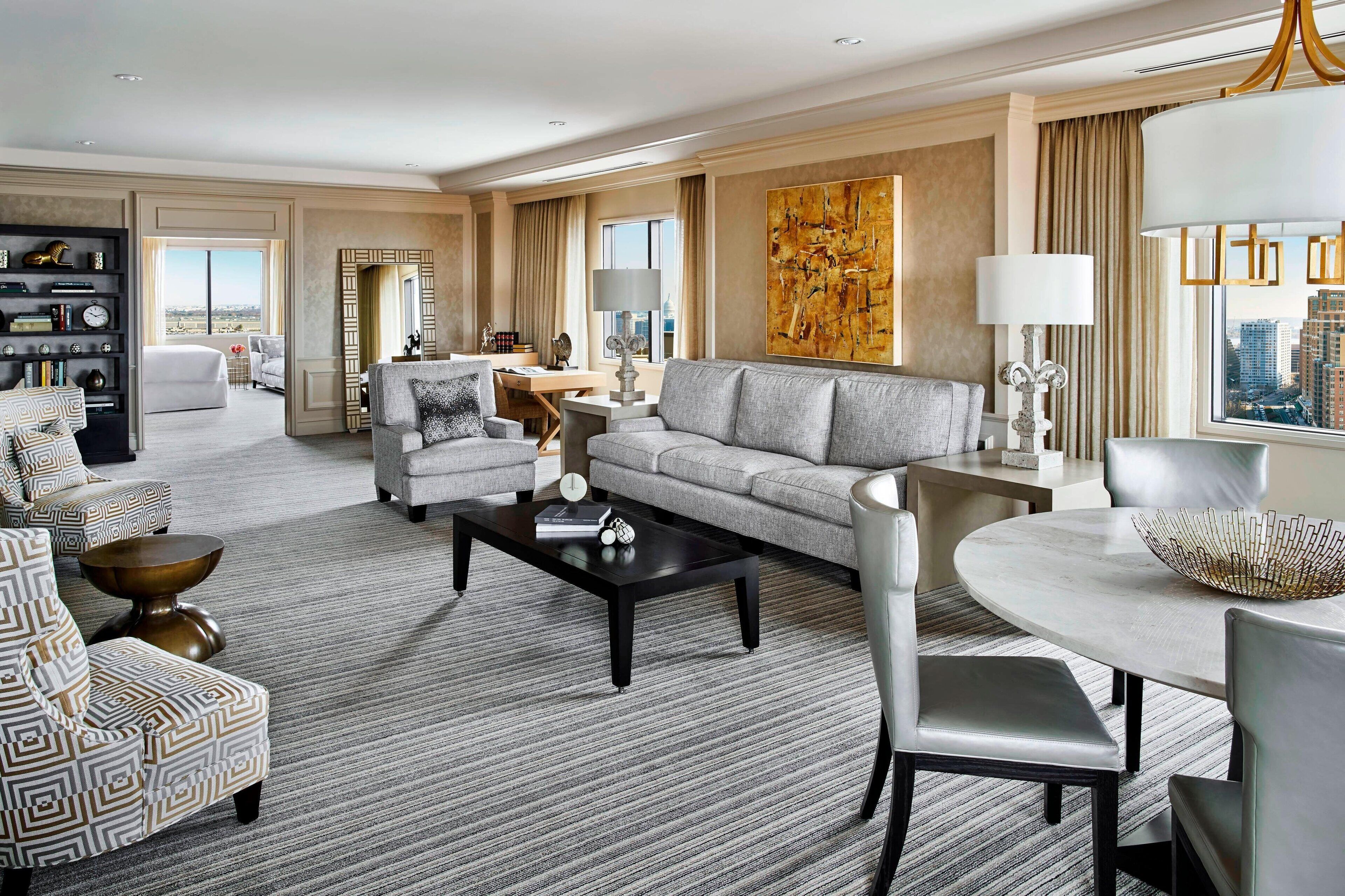 Premium bedding, pillow-top beds, minibar, in-room safe