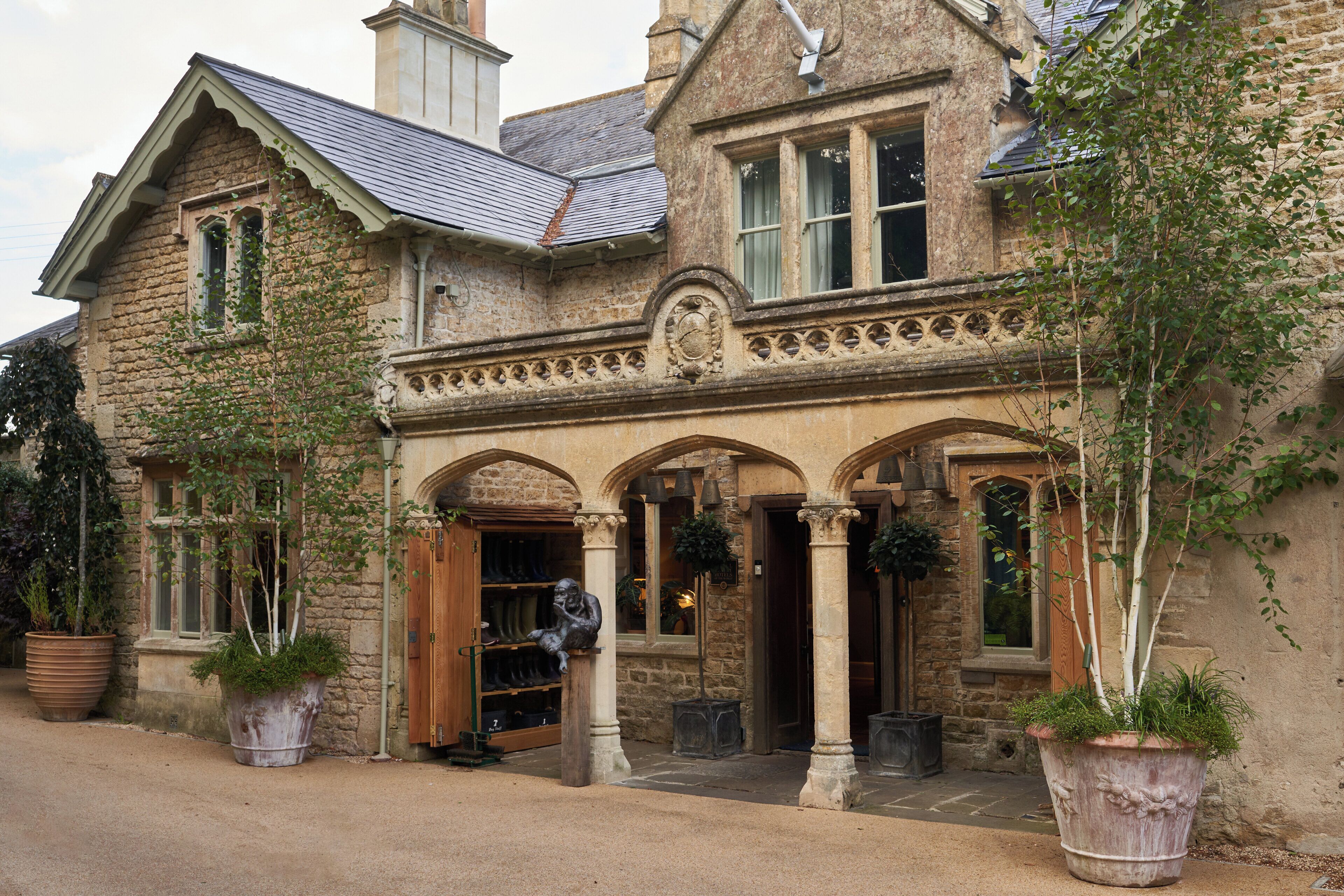 Overnatningsstedets facade