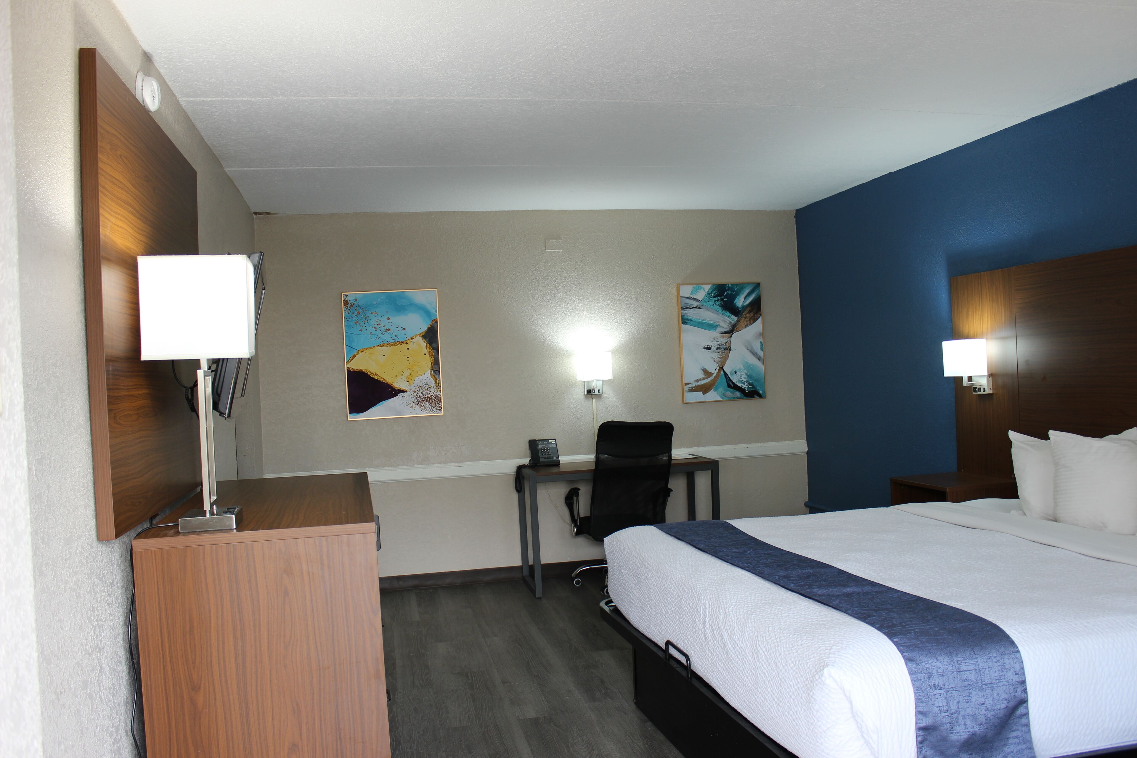 Free toiletries, hair dryer, towels