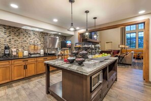 Free daily breakfast