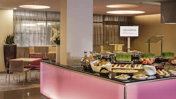 Daily buffet breakfast for a fee