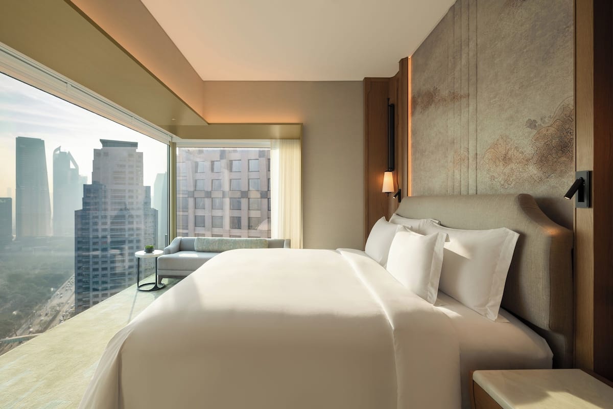 Duplex Suite 1 King, High Floor, Park View, Club Access | 高級寝具、ミニバー、セーフティボックス (室内)、デスク