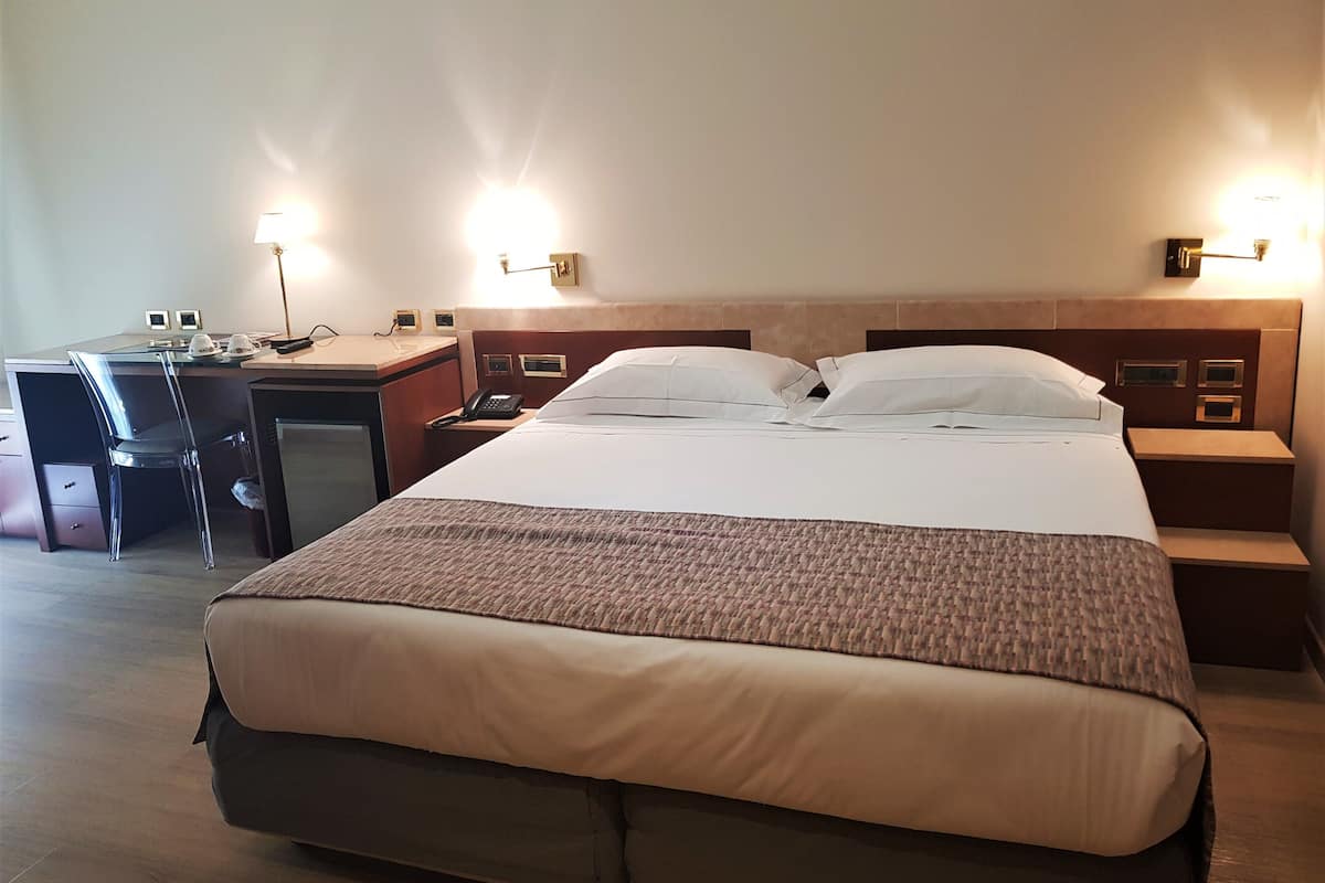 1 slaapkamer, lakens van Egyptisch katoen, luxe beddengoed, een minibar