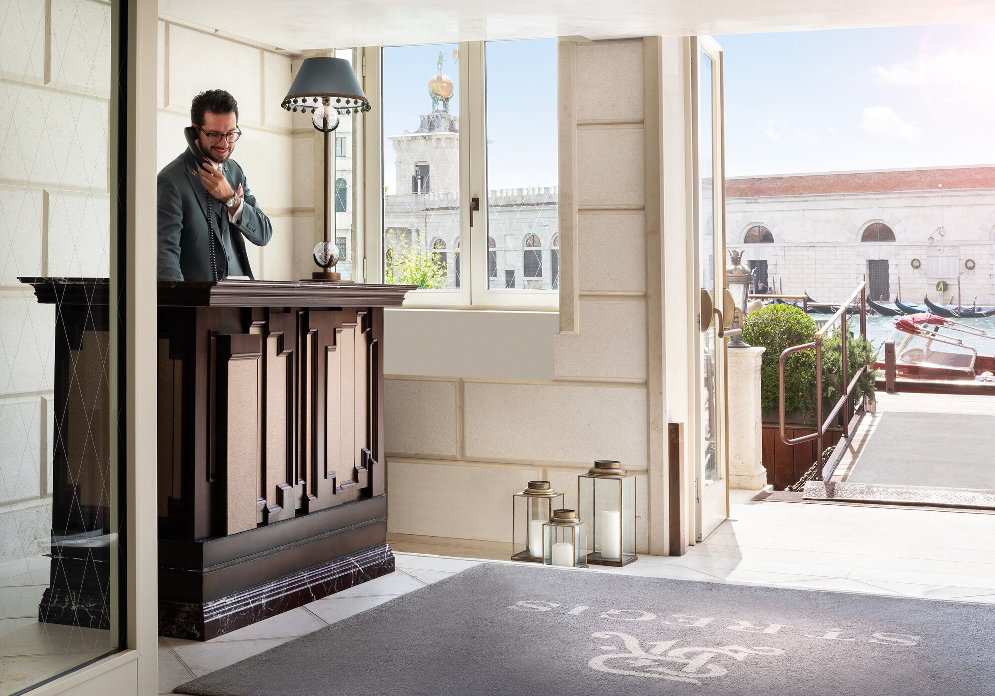 check-in/check-out kiosk