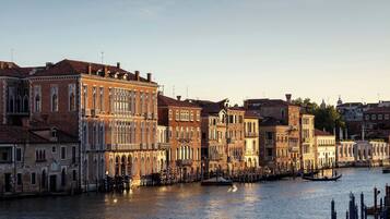 Grand Suite, 1 Bedroom, Canal View (Canal Suite) | 1 bedroom, Frette Italian sheets, premium bedding, down comforters