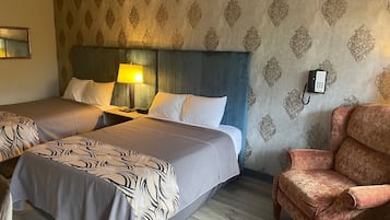 Chambre Standard, 2 lits doubles, fumeur, réfrigérateur